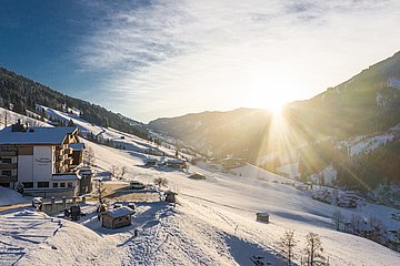 Hotel Vorderronach im Winter