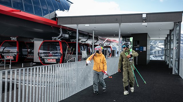 Skifahren in Saalbach